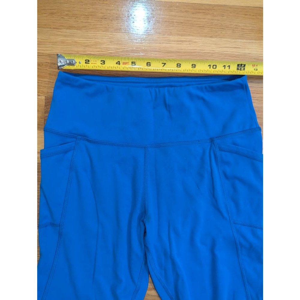 X by Gottex Blue Crop Leggings Medium - Picture 5 of 9